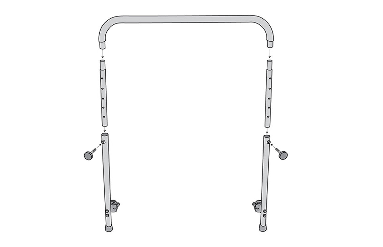 JUMPSPORT QUICK-RELEASE HANDLE BAR FOR 39" TRAMPOLINES