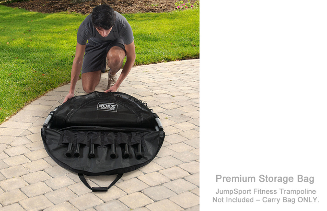 STORAGE & CARRY BAG FOR HALF-FOLD FITNESS TRAMPOLINES, PREMIUM | 39"